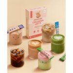Cloud Cafe Strawberry Matcha Latte with Marine Collagen Instant Green Tea - 8oz: Caffeinated - Image 4
