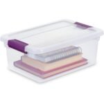 Sterilite 24-Pack ClearView Latch Box, 15 Quart Clear Stackable Plastic Storage Bins with Latching Lids for Home Organization - Image 3