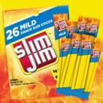 Slim Jim Plain Meat Sticks - 7.28oz/26ct: Beef, Chicken, Pork, 6g Protein Per Serving - Image 3
