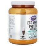 NOW Foods Sports, Egg White Protein With BCAAs, Creamy Chocolate, 1.5 lbs (680 g) - Image 4