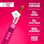 Chomps Snack Sticks Nashville Hot Chicken Meat Sticks - 9.2oz/8ct: Gluten-Free, Paleo, 12g Protein - Image 4