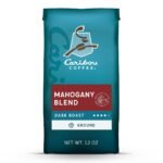 Caribou Coffee Mahogany Dark Roast Ground Coffee - 12oz: Arabica Beans, Honey Flavor