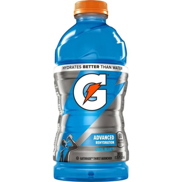 Gatorade Cool Blue Sports Drink - 28 fl oz Bottle: Non-Caffeinated