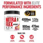 GAT SPORT NITRAFLEX SPORT, Fruit Punch, 10.74 oz (20 Servings) - Image 3