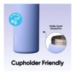 Owala 32 fl oz Stainless Steel FreeSip Water Bottle - Out of the Blue - Image 3
