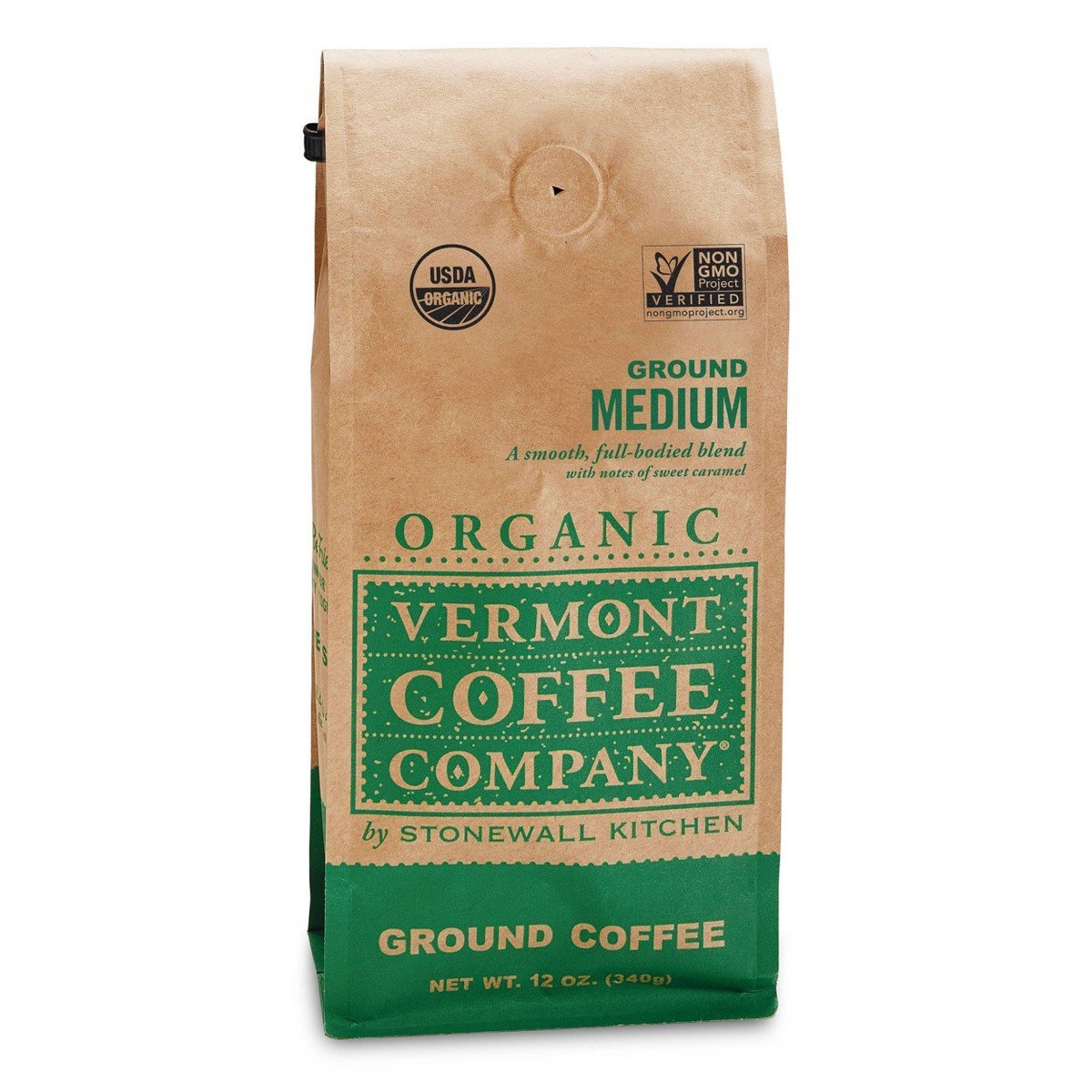 GUEST_ce9472fd-f81c-49b3-83af-2933c3bd4302.jpg Vermont Coffee Company Organic Medium Roast Ground Coffee - 12oz: Arabica Beans, Caramel, Cocoa - Image 1