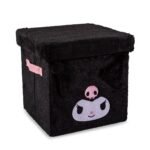 Ukonic Sanrio Kuromi 13-Inch Plush Storage Bin With Lid