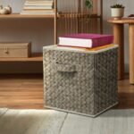 Sorbus 4 Pack 11 Inch Foldable Storage Cubes with Handle - Organization & Storage Baskets for Shelves, Closet and more - Image 5