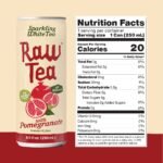 Raw Tea Sparkling White Tea with Pomegranate Juice - 4pk/34 fl oz - Image 4
