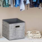 Household Essentials 11" Set of 6 Storage Bins Gray - Image 3