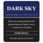 Copper Moon Dark Sky Blend Dark Roast Ground Coffee - 12oz: Arabica Beans - Image 3