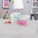 Sterilite Medium Nesting ShowOffs, Stackable Storage Bin with Latch Lid, 30 Pack - Image 5