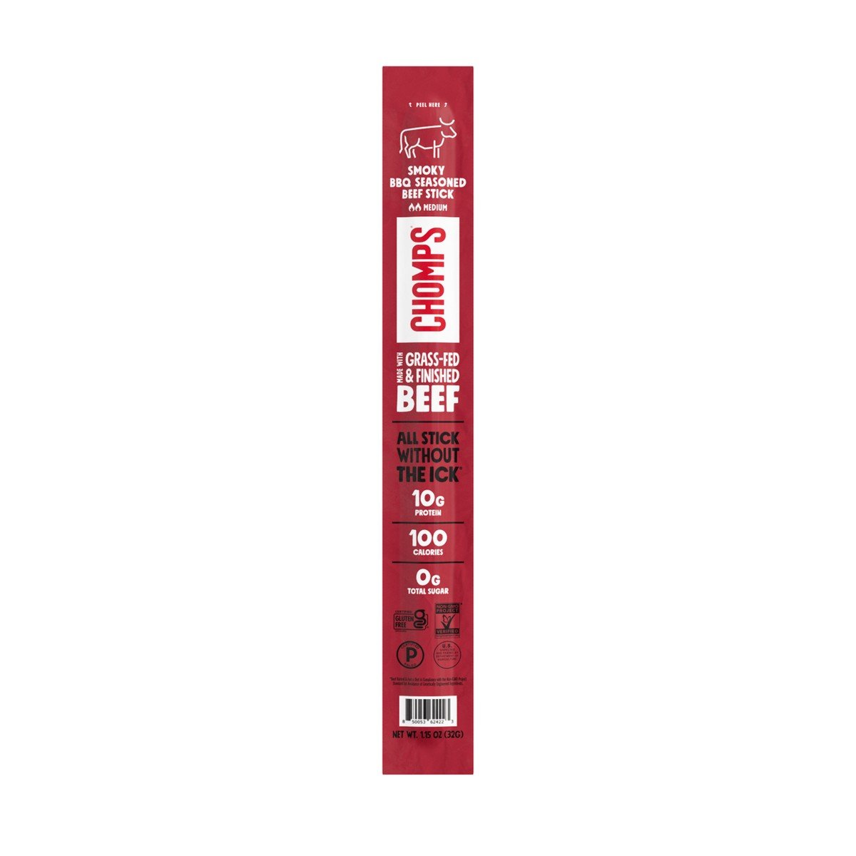 GUEST_d02fa723-8907-490a-ab28-939fcce63cfe.jpg Chomps Snack Sticks Smoky BBQ Beef Meat Stick - 1.15oz - Image 1