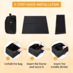 Hat Organizer, Hat Storage Bag – 2 Pack 900D Oxford Fabric Cap Carrier with Removable Shoulder Strap Portable - Image 5