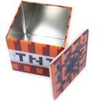Ukonic Minecraft TNT Tin Storage Box Cube Organizer with Lid | 4 Inches - Image 2