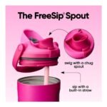 Owala 30 fl oz Stainless Steel FreeSip Sway Insulated Water Bottle - Read My Lips - Image 3
