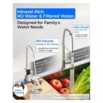 Waterdrop - G5P700A-Pro Alkaline Mineral pH+ Reverse Osmosis Water Filter Extra 2 RG17W-CFA Filters - Black - Image 3