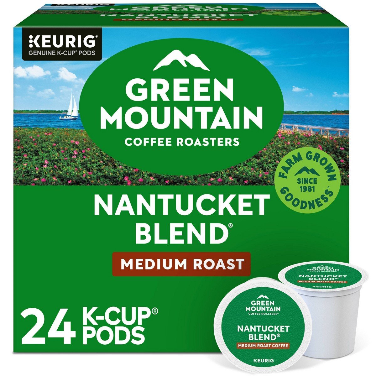 GUEST_d40c9259-428c-438b-a45d-60f32283cfcc.jpg Green Mountain Coffee Nantucket Blend Keurig K-Cup Coffee Pods - Medium Roast - 24ct - Image 1