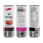 CELSIUS Sparkling Strawberry Passionfruit Functional Energy Drink - 12 fl oz: Caffeinated - Image 2