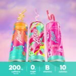 Alani Nu Variety Pack Energy Drink (Cherry Twist, Orange Kiss, Pink Slush) - 12pk/12 fl oz Cans: Caffeinated - Image 4