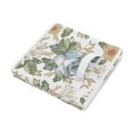 Sweet Jojo Designs Girl Fabric Storage Toy Bin Vintage Floral Blue and Yellow - Image 5