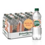 Poland Spring White Peach Ginger Sparkling Water - 24pk/0.5L Bottles