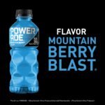 POWERADE Mountain Berry Blast Sports Drink - 8pk/20 fl oz Bottles: Low Sodium, Diet, Non-Caffeinated - Image 3