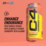 C4 Performance Jolly Rancher Peach Energy Drink, 16 fl oz: Caffeinated - Image 4