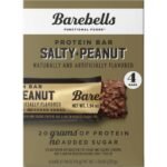 Barebells Nutrition Bars - Salty Peanut - 7.76oz/4pk: Chewy Texture, 20g Protein Per Serving, Ready to Eat