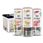 Celsius Variety Pack - Orange, Peach Vibe, Tropical Vibe - 12pk/144 fl oz: Caffeinated