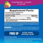 Vitality CALM Mineral Magnesium Supplement Powder - Raspberry Lemon - 8oz: Certified Gluten-Free, Non-GMO, Vegan - Image 6