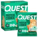 Quest Nutrition White Macadamia Nut Cookies - Chocolate - 8.16oz/4ct