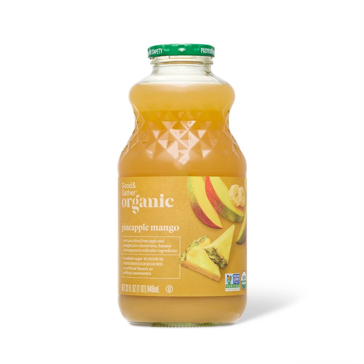 GUEST_d63c48e5-9f0f-45ff-886e-7a8b45254b1c.jpg Organic Pineapple and Mango Juice From Concentrate - 32 fl oz - Good & Gatherâ„¢ - Image 1