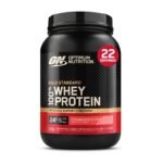 Optimum Nutrition Gold Standard 100% Whey Protein Powder - Strawberries & Cream - 22 Servings - 24oz