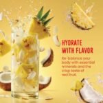 FlavCity Hydration Electrolyte Supplement Powder - Pineapple Coconut - 3.9oz/12ct - Image 5