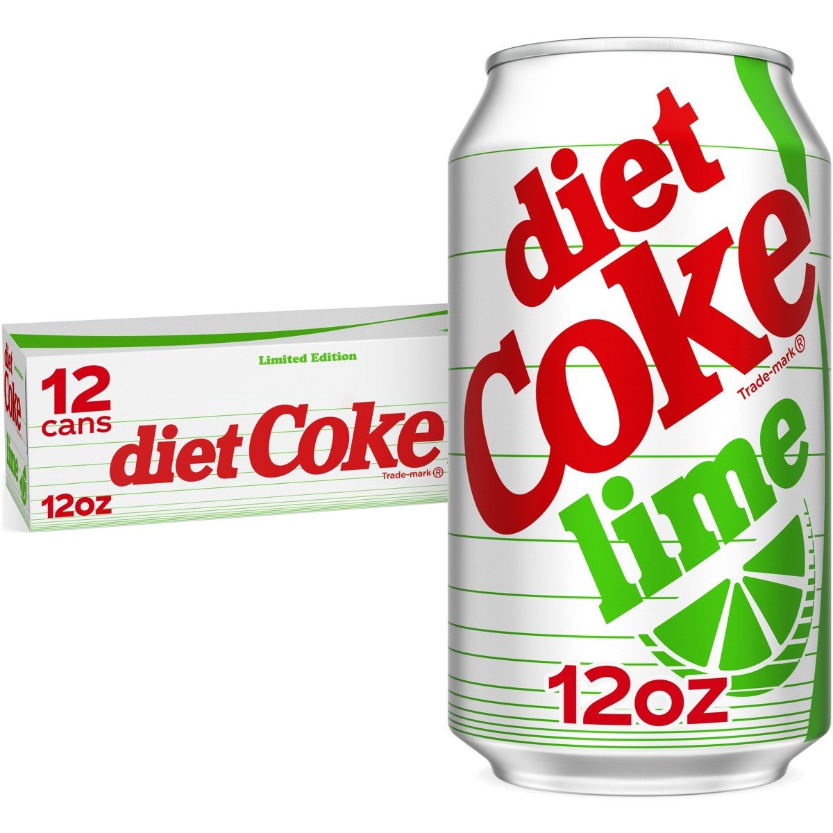 GUEST_d6f2454f-ea3b-4d8b-ae98-f7757838a803.jpg Diet Coke Lime Soda 12pk/ 12 fl oz Cans - Image 1