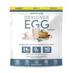 Designer Protein Egg Paleo and Keto Friendly Egg White & Yolk Protein Powder - Classic Vanilla - 12.4oz
