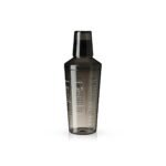 True Smoke Tinted Plastic Recipe Cocktail Shaker with Measurement, 16oz Drink Shaker for Home Bar Essentials, Outdoor Party, Gifts for Cocktail Lovers