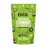 The Only Bean Crunchy Roasted Edamame Bean Snack High Protein Dill Pickle - 4oz