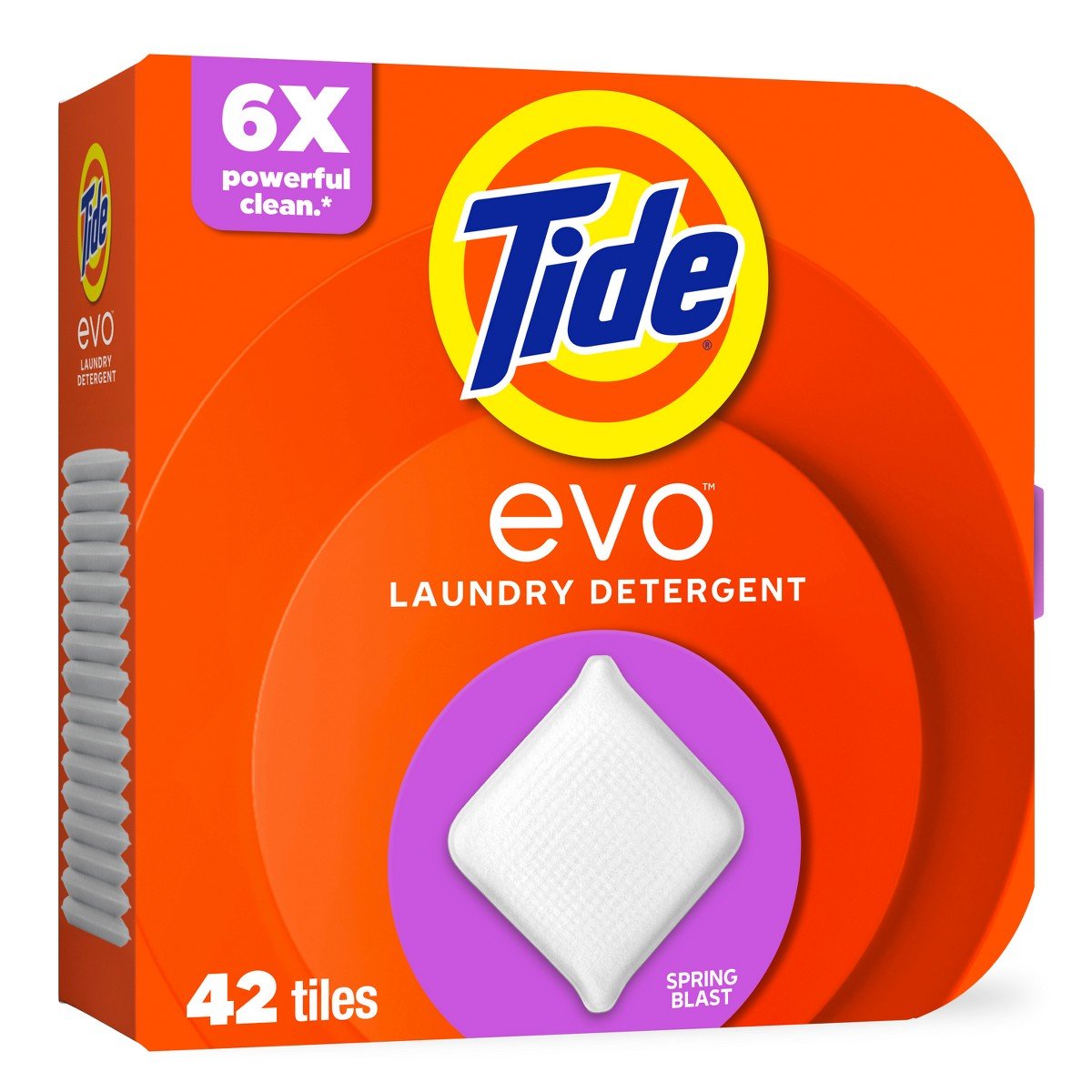 GUEST_d9de6c46-f1f6-490f-888b-78726b111900.jpg Tide EVO Spring Blast Laundry Detergent Tablets - 42ct: Odor Control, Cold Water Detergent, Bleach-Free - Image 1