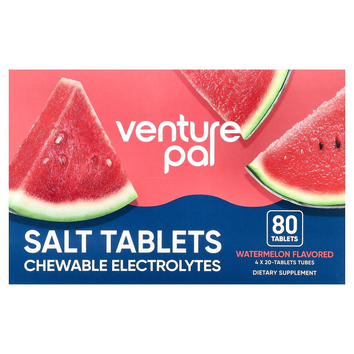 GUEST_daf2d25a-7186-40b8-b85e-0dbf075a5fae.jpg Venture Pal Salt Tablets, Chewable Electrolytes, Watermelon, 80 Tablets - Image 1