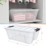 Costway 12 Pack Latch Stack Storage Box Tubs Bins Latches Handles - Image 4