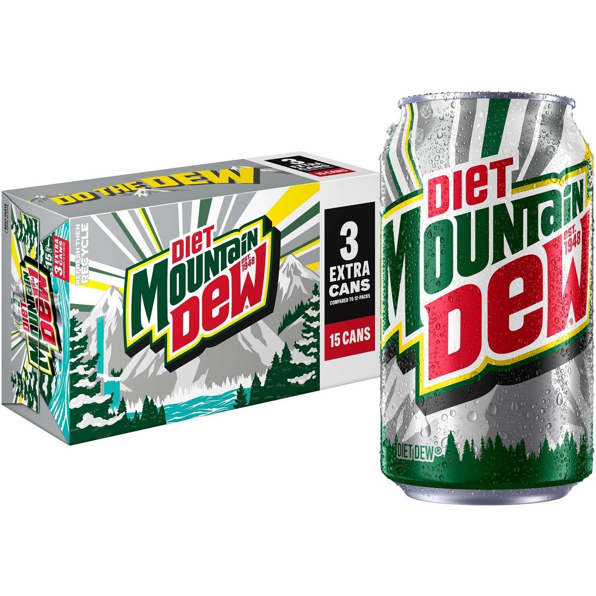 GUEST_dbb33625-0c8f-4f20-8a72-42d0a01dc710.jpg Diet Mountain Dew - 15pk/12 fl oz Cans - Image 1