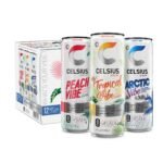 CELSIUS Sparkling VIBE Variety Pack Functional Energy Drink - 12pk/12 fl oz Cans