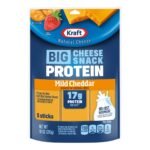Kraft Natural Cheese Reduced Fat Mild Cheddar Protein Big Stick - 10oz