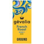 Gevalia French Dark Roast Ground Coffee - 12oz: Arabica Beans, Smoke Primary Flavor
