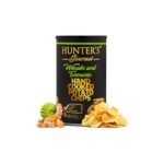 HUNTER'S GOURMET VEGETARIAN WASABI & TURMERIC POTATO CHIPS (5.3oz) - Pack of 1