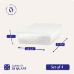 HOMZ, Snaplock, Large Plastic Storage Bins with Lids for Organization Multipack - Image 4