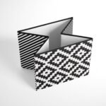 Bacati - Love Black/white Storage Box Large - Image 2
