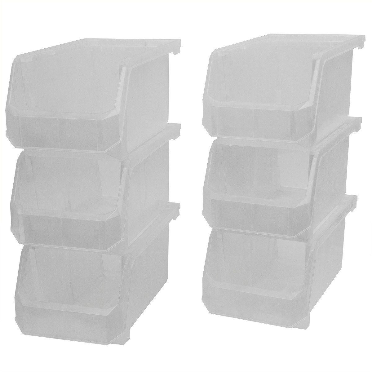 GUEST_dfda5c2c-2f73-4d59-960e-25029d16024f.jpg ReadySpace Large Plastic Storage Bins, Stackable Organizer, Clear, 6 Pack - Image 1
